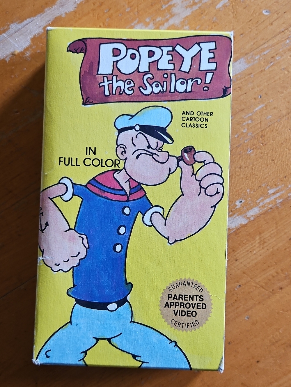 Popeye & Other Cartoons VHS Vol 1